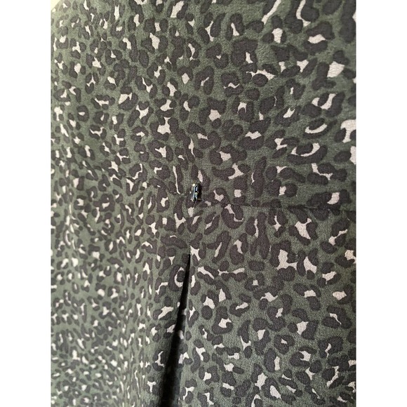 Sportmax Code Silk Top Blouse Shirt Sleeveless Black Gray Button V Neck … - Picture 6 of 8